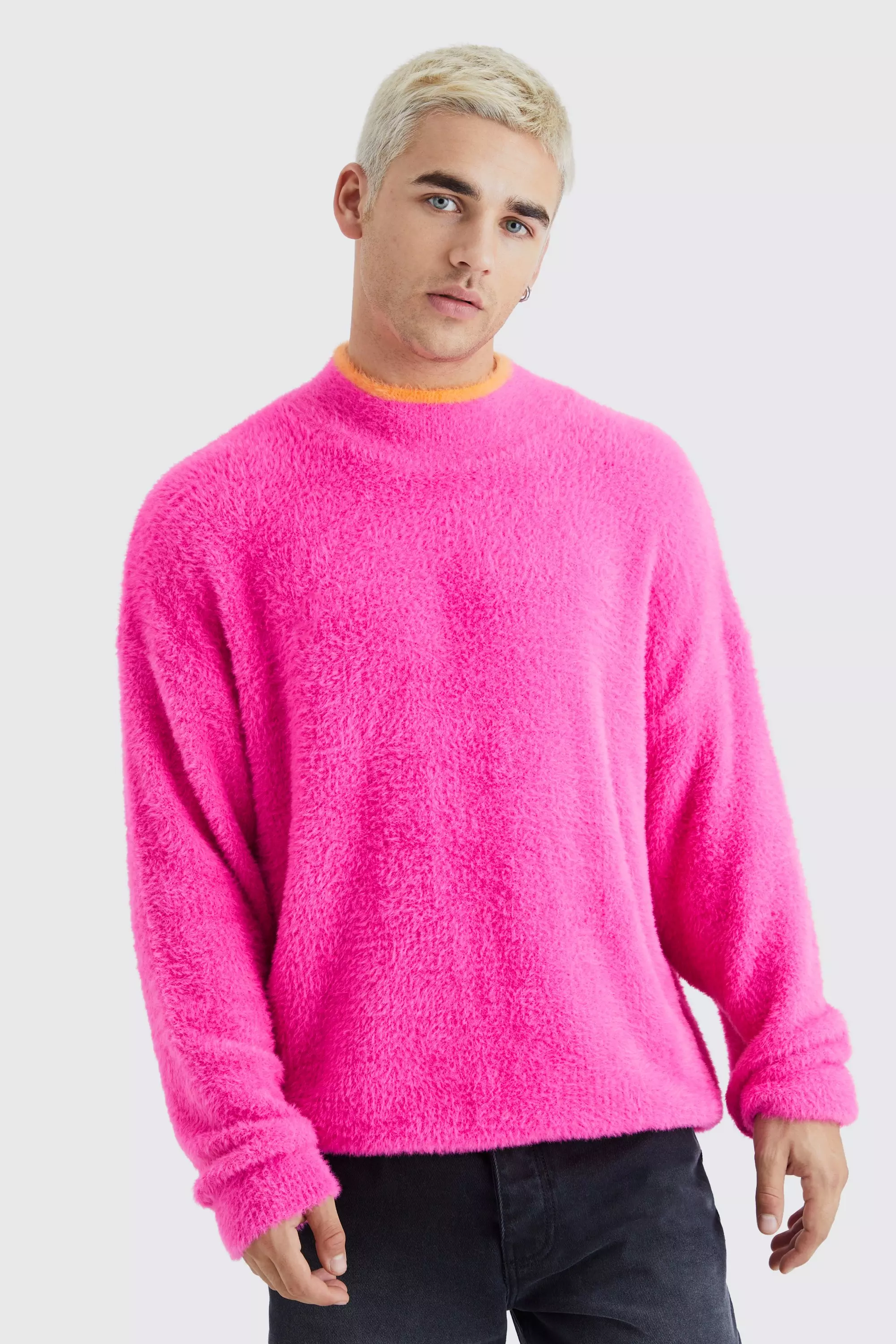 Fluffy hotsell jumpers mens